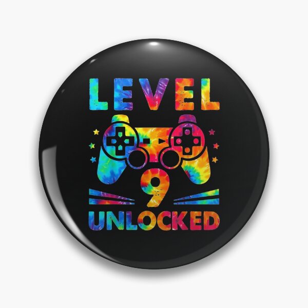 Item preview, 9 Year Old 9th Birthday Gamer Tie Dye Boys Level Gift T-Shirt designed and sold by Lukifo-Caster.