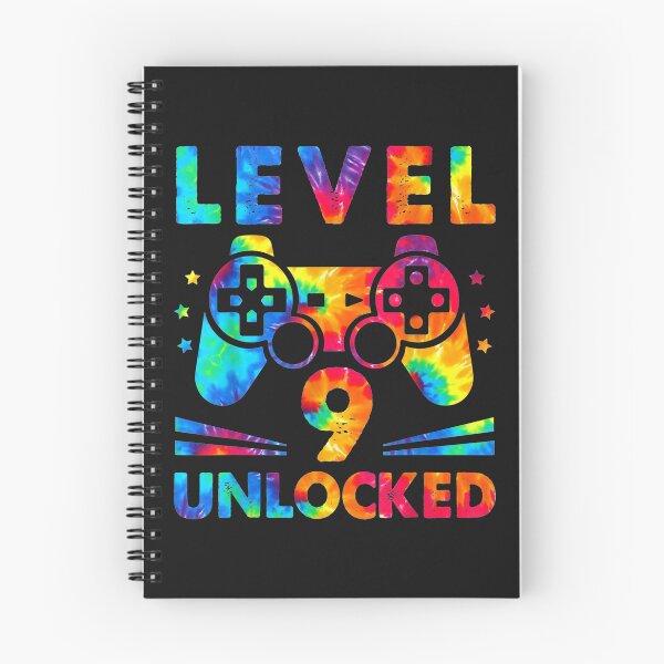 Item preview, 9 Year Old 9th Birthday Gamer Tie Dye Boys Level Gift T-Shirt designed and sold by Lukifo-Caster.