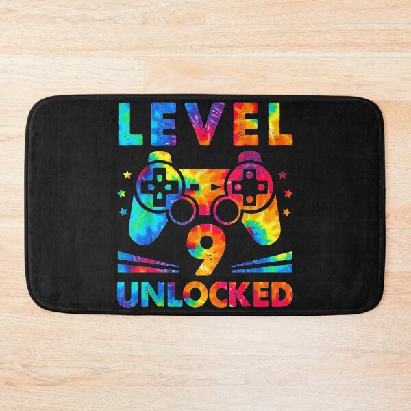 Item preview, 9 Year Old 9th Birthday Gamer Tie Dye Boys Level Gift T-Shirt designed and sold by Lukifo-Caster.