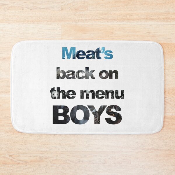Item preview, Meats back on the menu boys designed and sold by NERDDZ.
