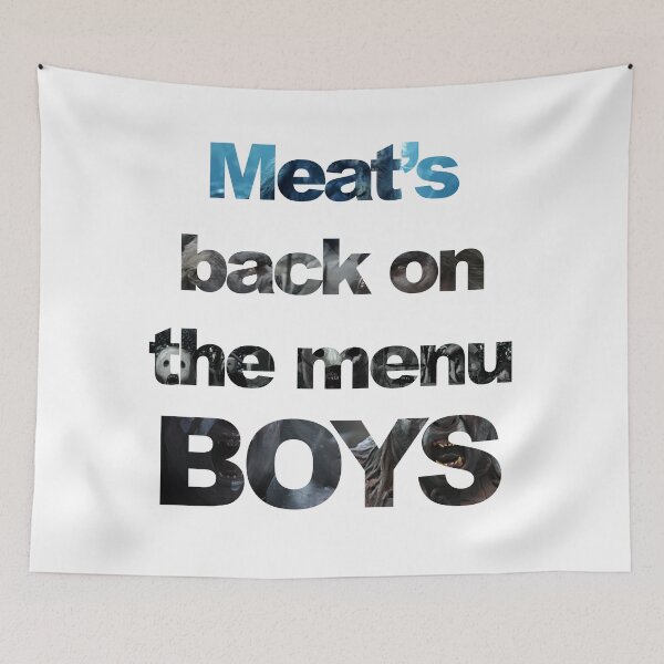 Item preview, Meats back on the menu boys designed and sold by NERDDZ.