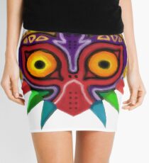 Watercolour majora's mask Mini Skirt