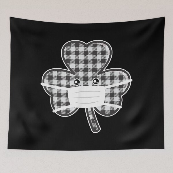 Item preview, Mascarilla Bandera irlandesa Shamrock St Patricks Day Matching 3 designed and sold by SeanRichar.