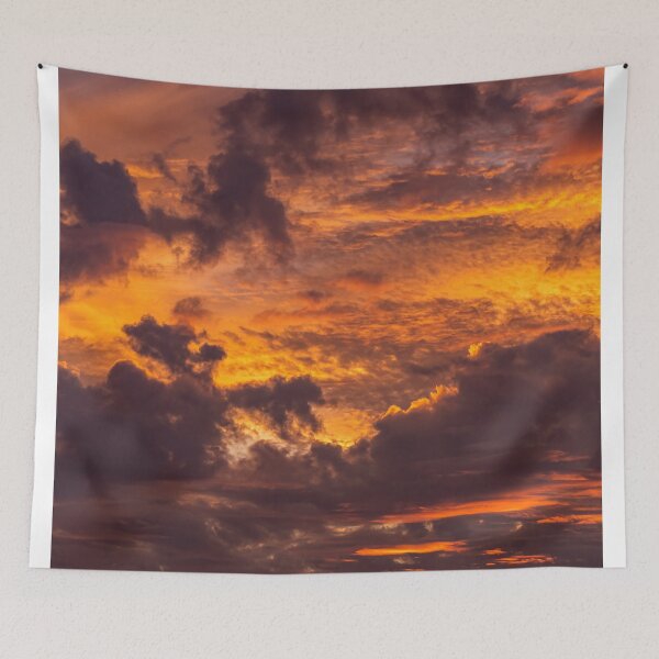 Item preview, Big Powerful Sunset Clouds at Summer designed and sold by digoarpi.