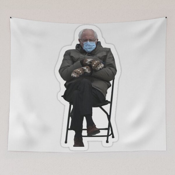 Item preview, bernie sanders mittens meme designed and sold by a-dream89.