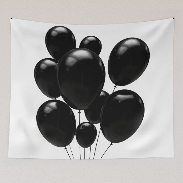 Item preview, Black Baloons designed and sold by Imakeyouhappy.