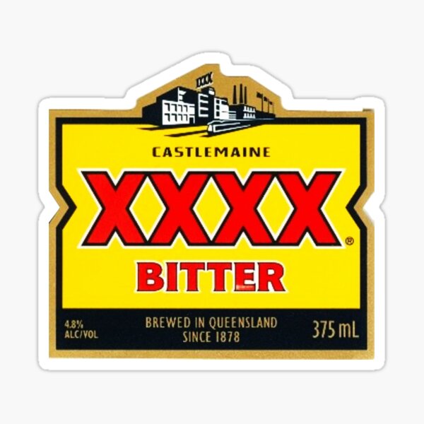 XXXX Bitter Sticker