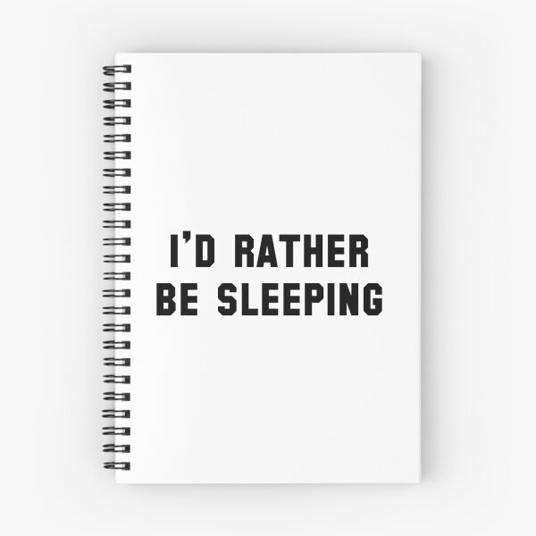 Item preview, I'd Rather Be Sleeping designed and sold by makari.