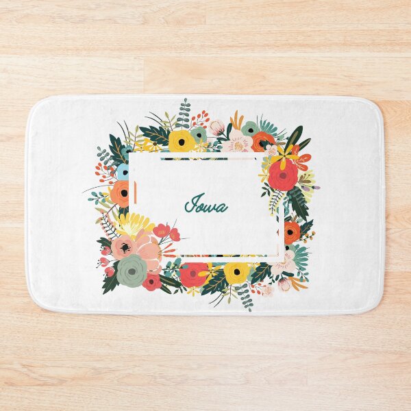 Item preview, Iowa - Flower Frame designed and sold by CityCollection.