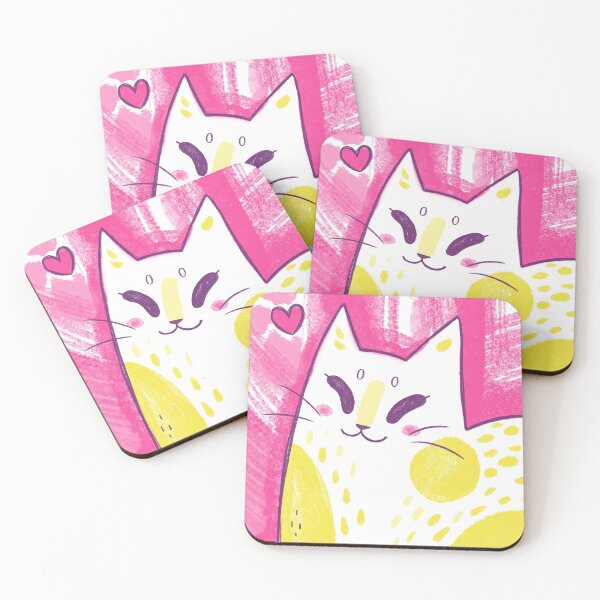 Item preview, Happy Expressive Kitty  designed and sold by kattvalk.