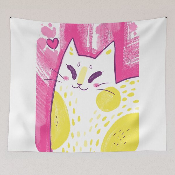 Item preview, Happy Expressive Kitty  designed and sold by kattvalk.