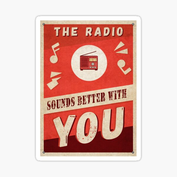 Item preview, The Radio Sounds better with you designed and sold by Anic917.