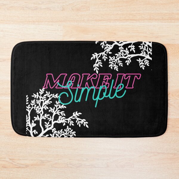 Item preview, make it simple designed and sold by Reem Shaarway.