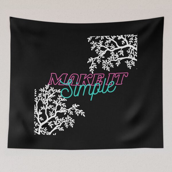Item preview, make it simple designed and sold by Reem Shaarway.