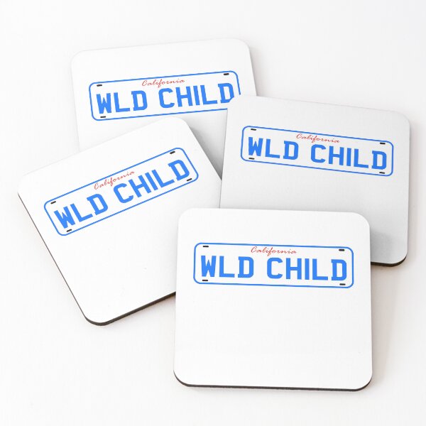 Item preview, Wild child number plate designed and sold by fil00.