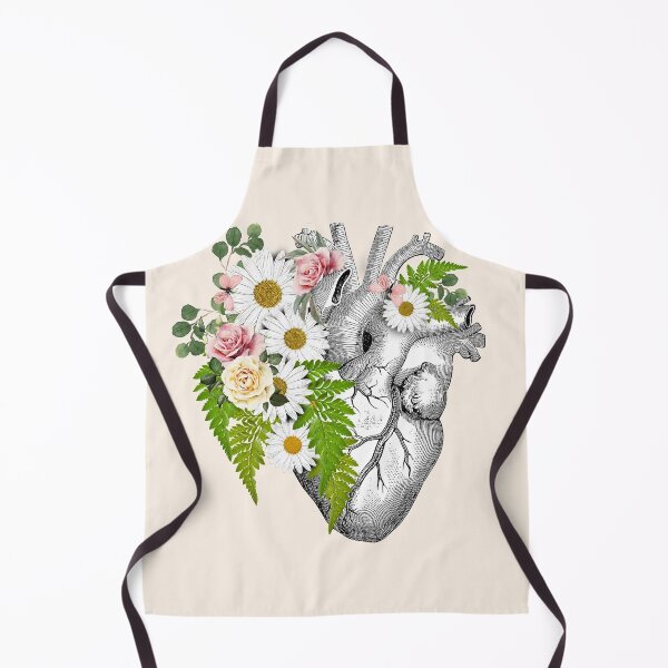Item preview, Roses and daisy Heart Human Anatomy designed and sold by Collagedream.