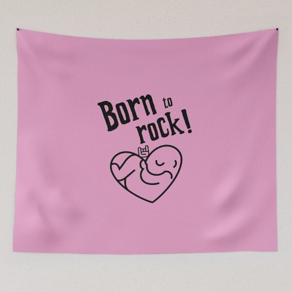 Item preview, Born to Rock - Metalhead Baby Gift Little Girl / Boy designed and sold by aurielphoenix.