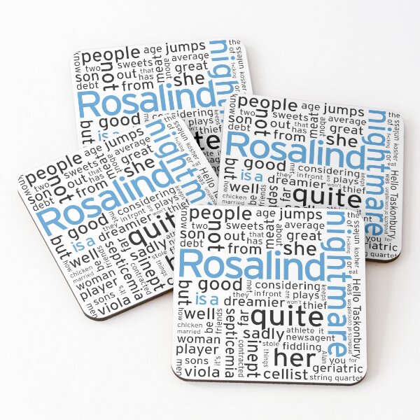 Item preview, Rosalind is a Nightmare Taskmaster White and Blue designed and sold by KristopherBel.