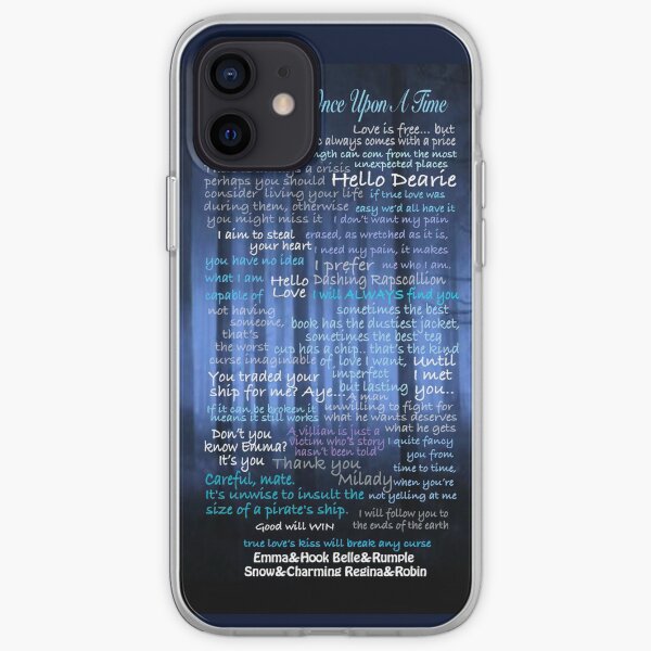Once Upon A Time Quotes iPhone Soft Case