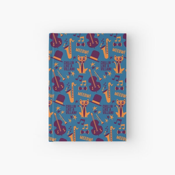 Cool Cat Pattern by Holly Shropshire Hardcover Journal
