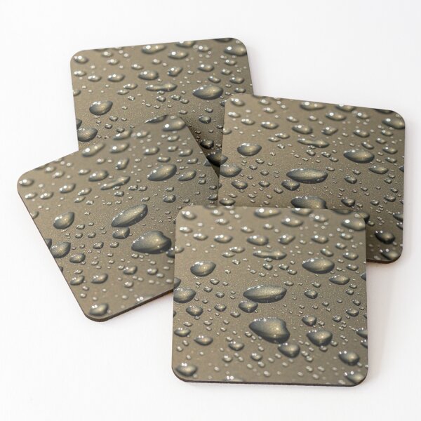 Item preview, Rain Drops at Reflective Surface designed and sold by digoarpi.
