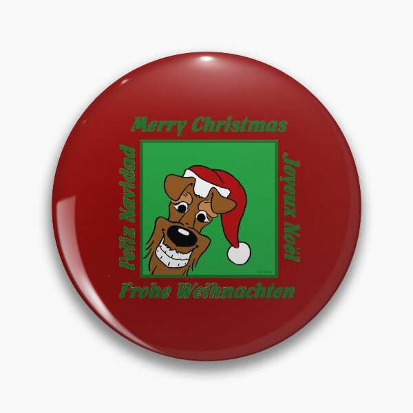 Item preview, Irish Terrier Christmas designed and sold by LivHana.