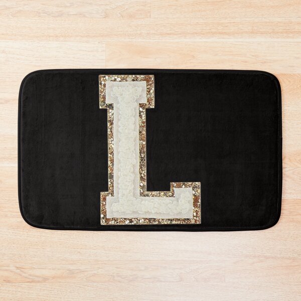 Item preview, L - Blanc Glitter Varsity Letter Patches designed and sold by Monograms Ultd.