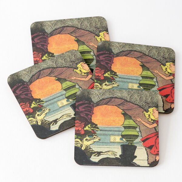 Item preview, House of the frog people Vintage illustration designed and sold by Vintage Designs +.
