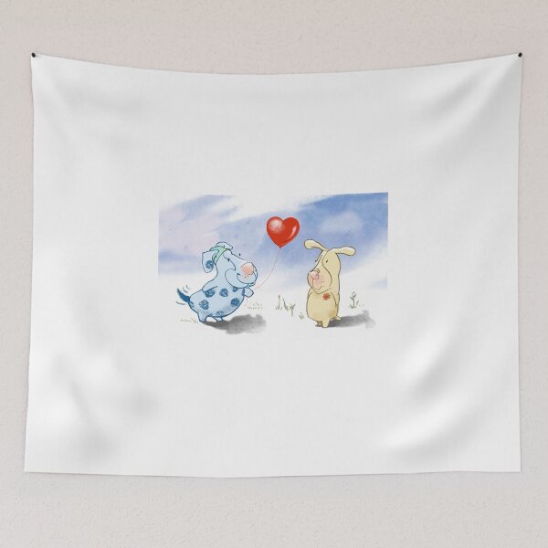 Item preview, Puppy Love Red Balloon Heart Gifts and Cards designed and sold by Mary Jane Lange.