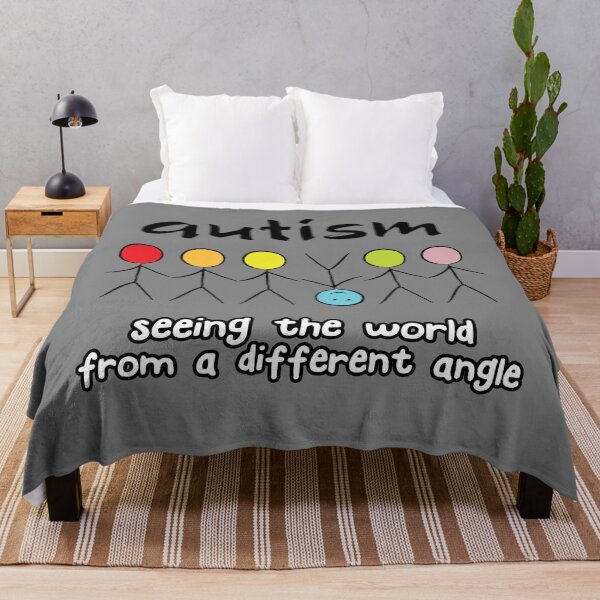 Item preview, Autism Seeing The World From A Different Angle designed and sold by MandaraFiesta.