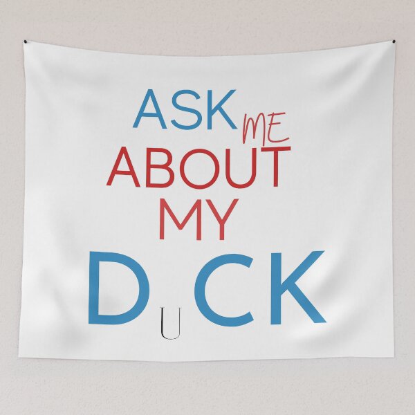 Item preview, Ask me about my duck funny quotes designed and sold by Jhaustria.