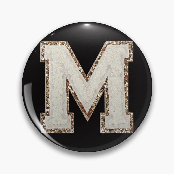 Item preview, M - Blanc Glitter Varsity Letter Patches designed and sold by Monograms Ultd.