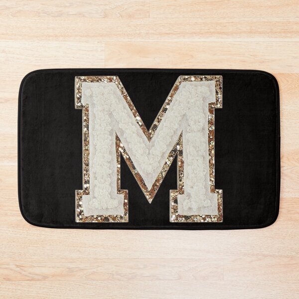 Item preview, M - Blanc Glitter Varsity Letter Patches designed and sold by Monograms Ultd.
