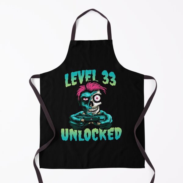 Item preview, 33 Years Birthday Man Woman Funny Gift Level 33 Unlocked designed and sold by The Full Cart.
