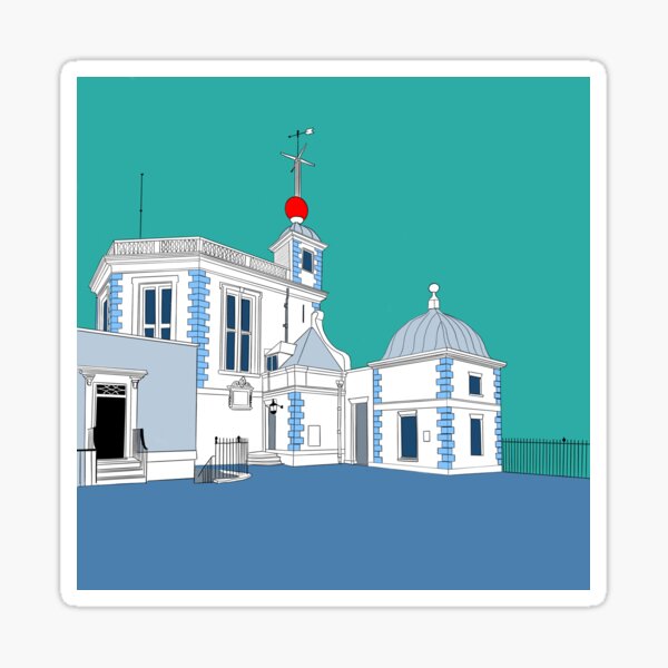 Item preview, Greenwich Observatory - London Architecture  designed and sold by VictoriaFlo.