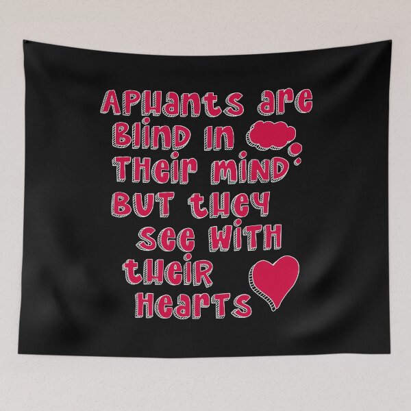 Item preview, Aphants are blind in their mind but see with their heart, Aphantasia, Aphantastic designed and sold by emmjott.