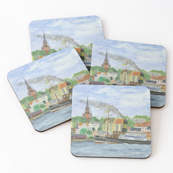 Item preview, The Flensburg harbor with the Alexandra designed and sold by Sandra  Steinke.