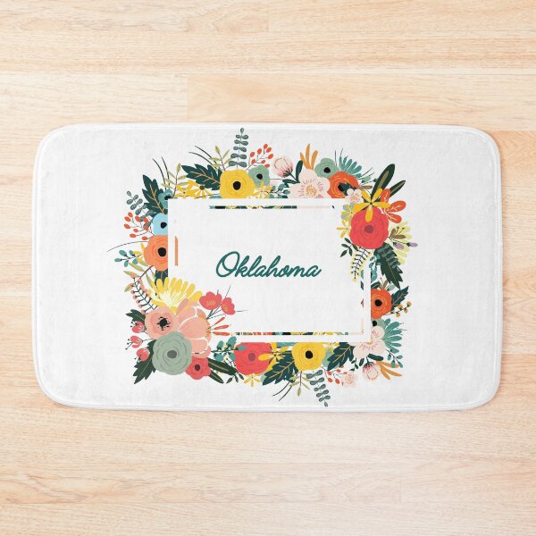 Item preview, Oklahoma - Flower Frame designed and sold by CityCollection.