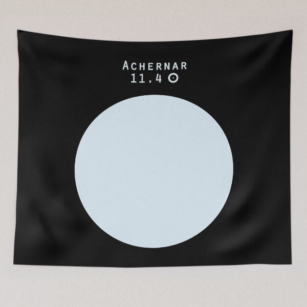 Item preview, Achernar - Sun size comparison designed and sold by MetaPhyStore.