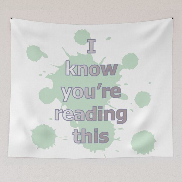 Item preview, I know you're reading this designed and sold by CSouissi.