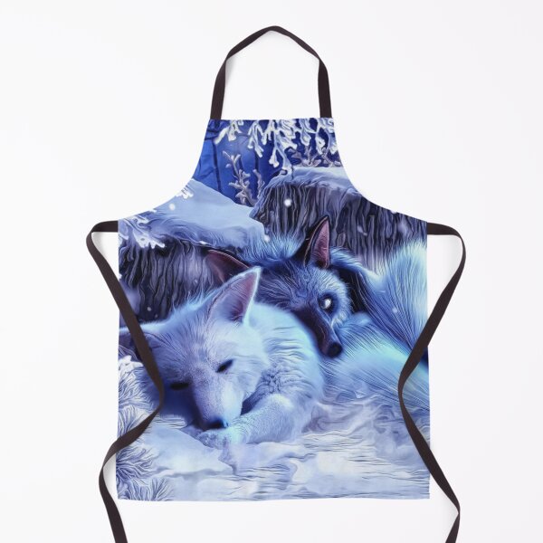 Item preview, Polar fox in the winter forest designed and sold by Andrea Tiettje.