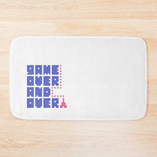 Item preview, Game Over and Over pixel art designed and sold by warmfuzzylogic.