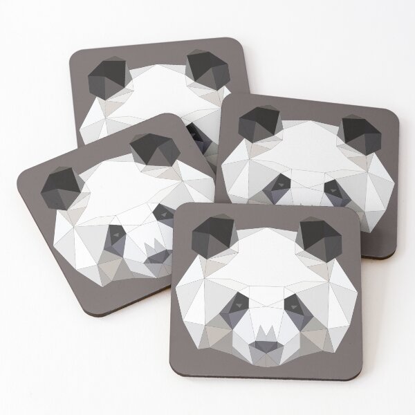 Item preview, Abstract Geometric Minimal Panda gift for panda lovers designed and sold by hyggekrog.