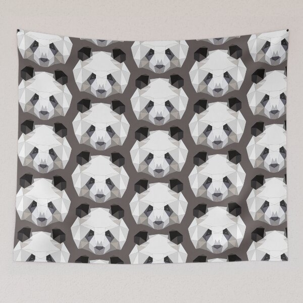 Item preview, Abstract Geometric Minimal Panda gift for panda lovers designed and sold by hyggekrog.