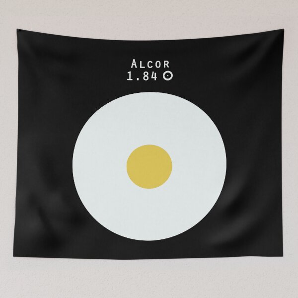 Item preview, Alcor - Sun size comparison designed and sold by MetaPhyStore.