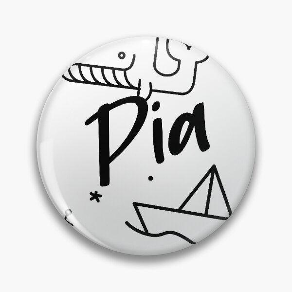 Item preview, Pia - cute name motif with whale, anchor and boat for girls designed and sold by khoaitay-Shirts.