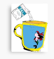 Marmaid and Oki Canvas Print
