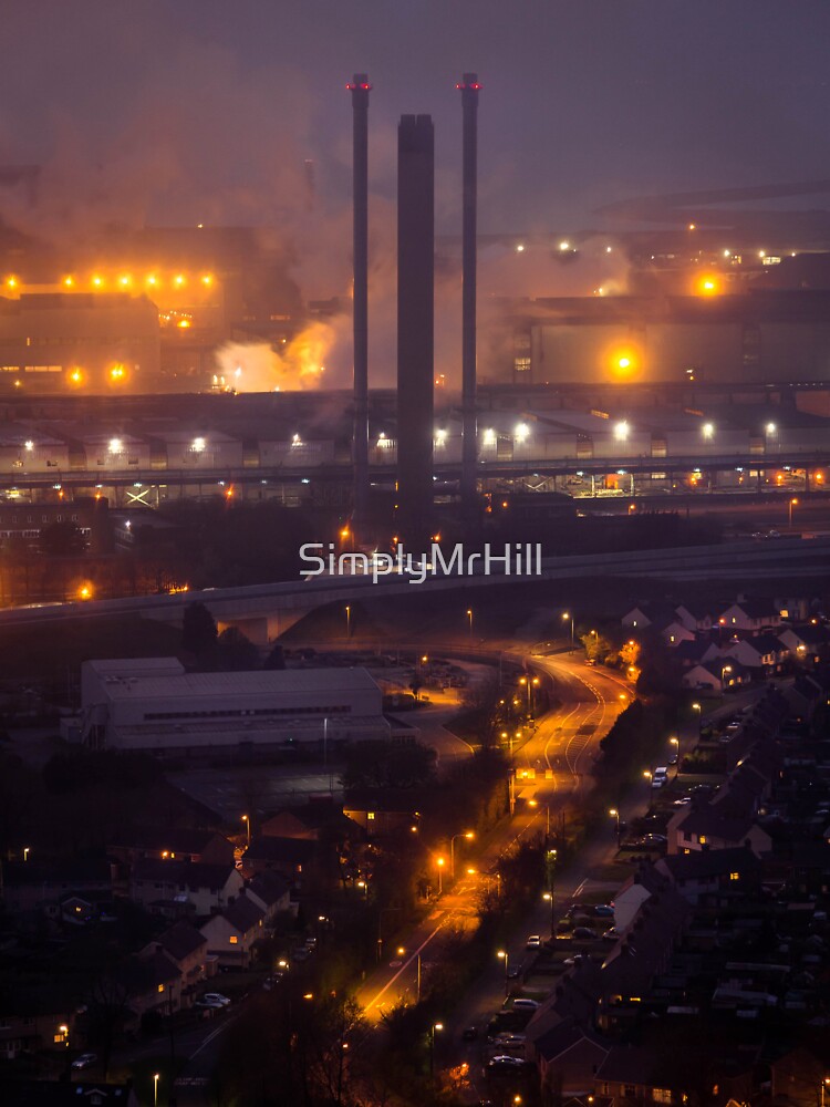 Steel Making At Port Talbot Kids T Shirt By Simplymrhill Redbubble