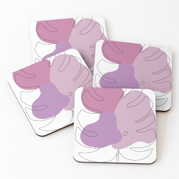 Item preview, Purple Abstract Monsterra designed and sold by 13nhawkins.
