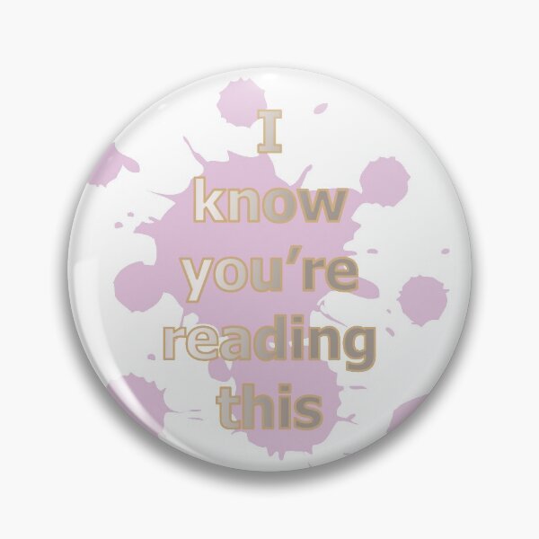 Item preview, I know you're reading this designed and sold by CSouissi.